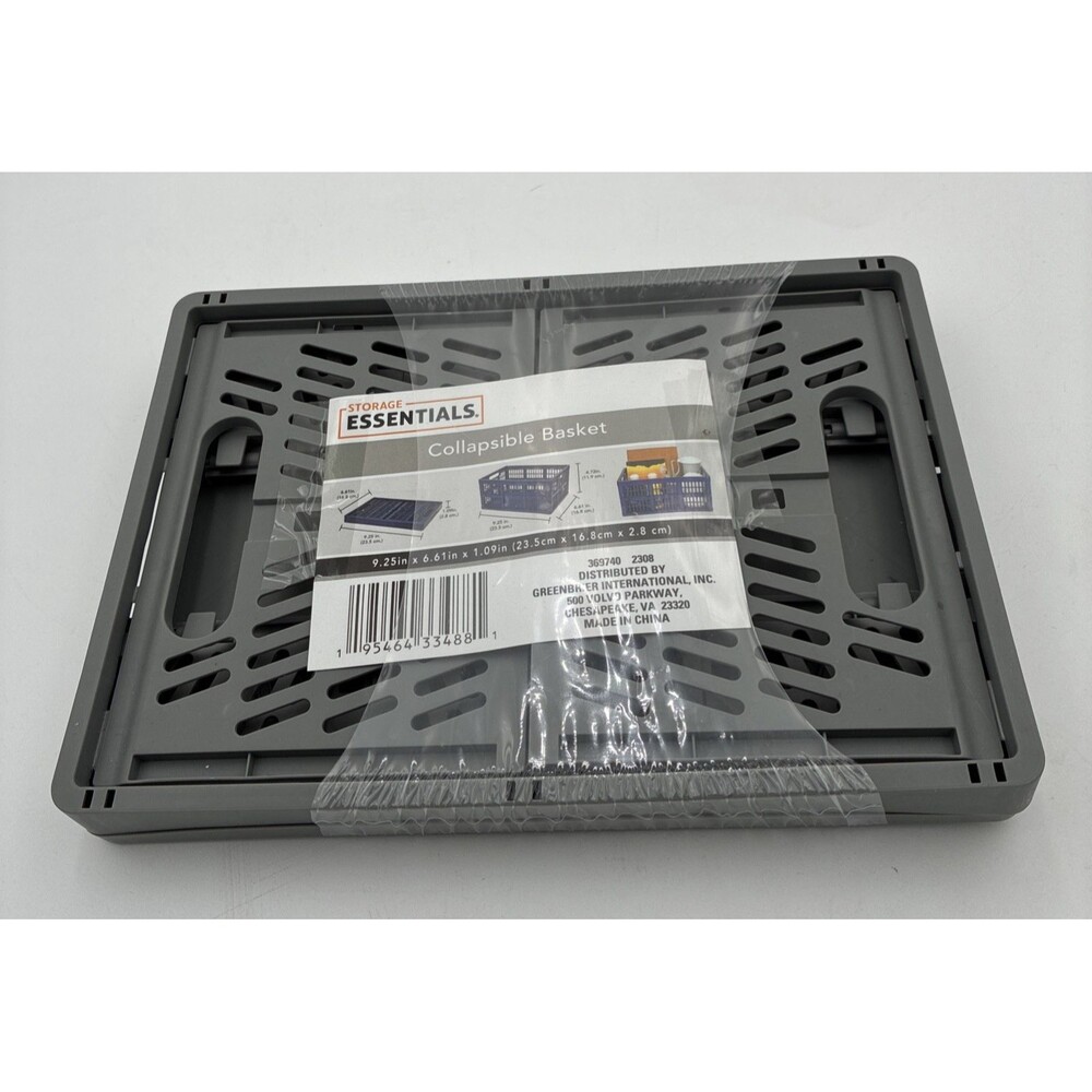 Collapsible Mini Collapsible Storage Basket 9.25x6.61x4.72-in